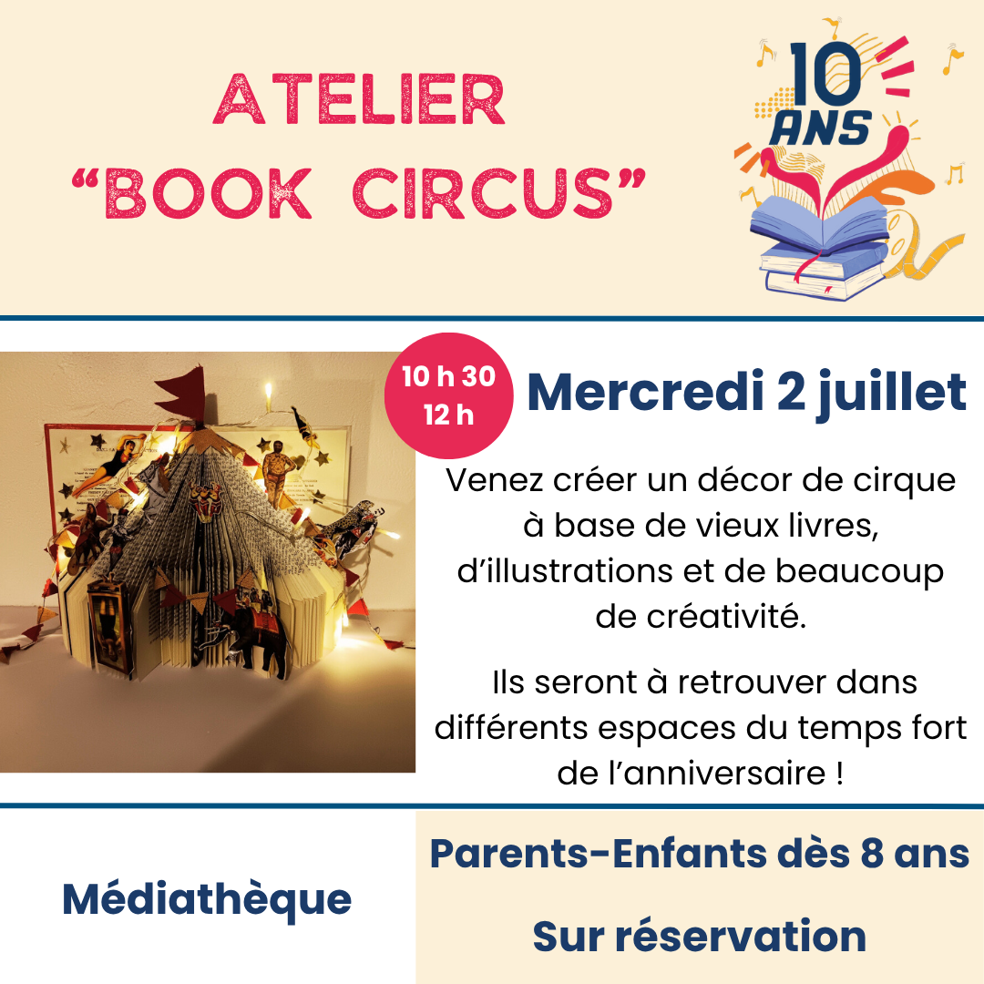 Couverture de ATELIER "BOOK CIRCUS"