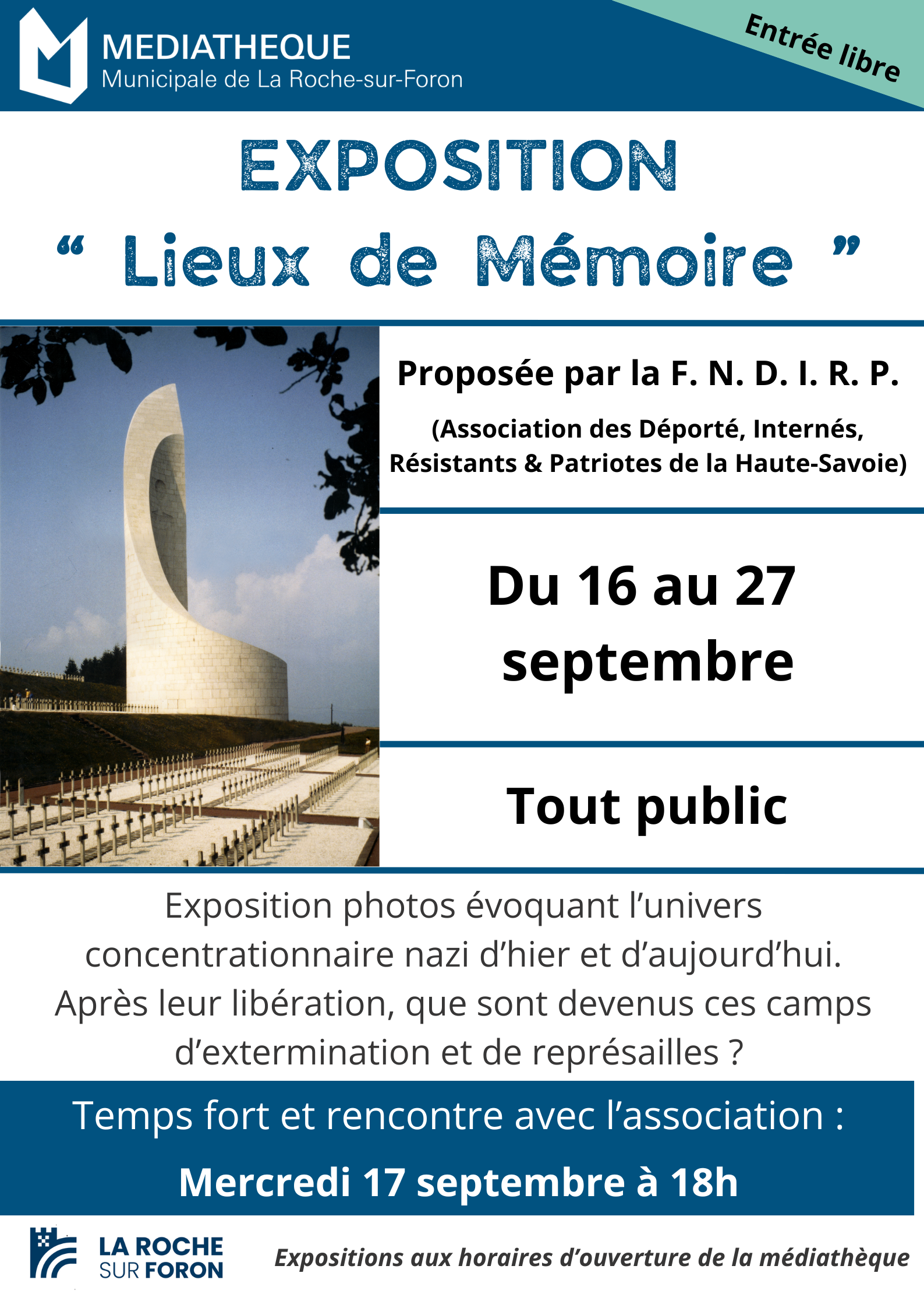 Couverture de EXPOSITION - Lieux de Mémoires