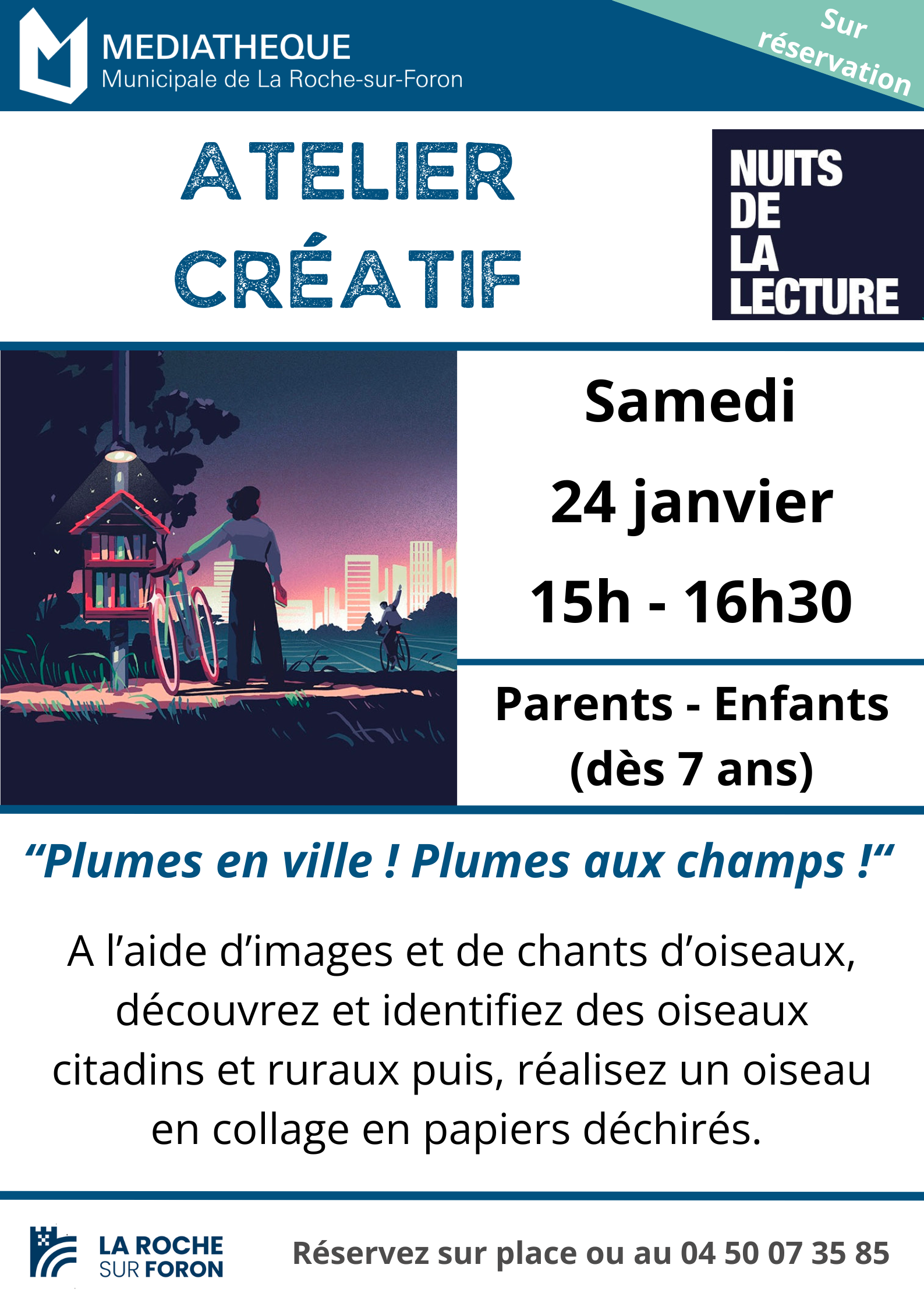 Couverture de ATELIER CREATIF - Nuits de la lecture