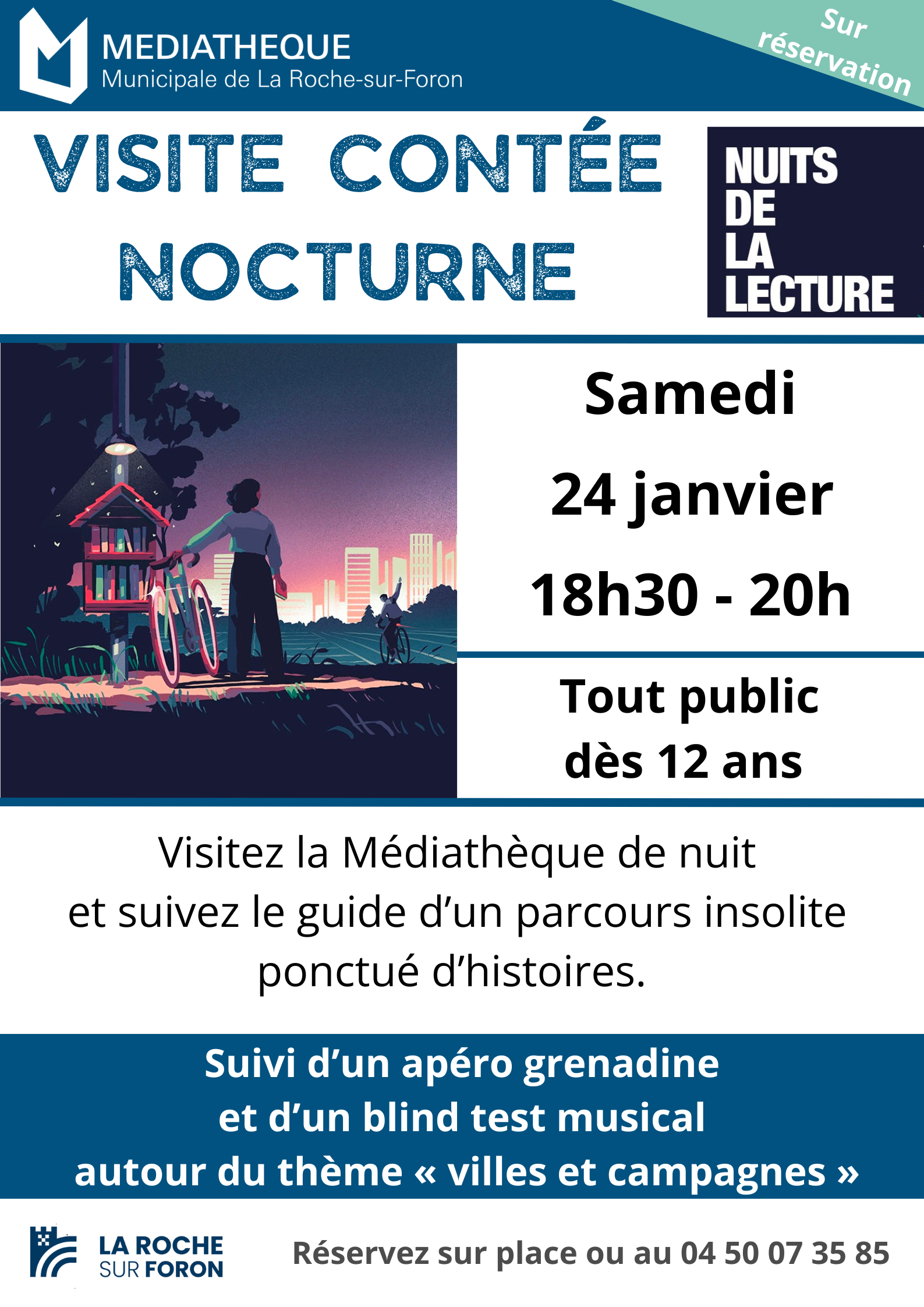Couverture de VISITE CONTEE NOCTURNE - Nuits de la lecture