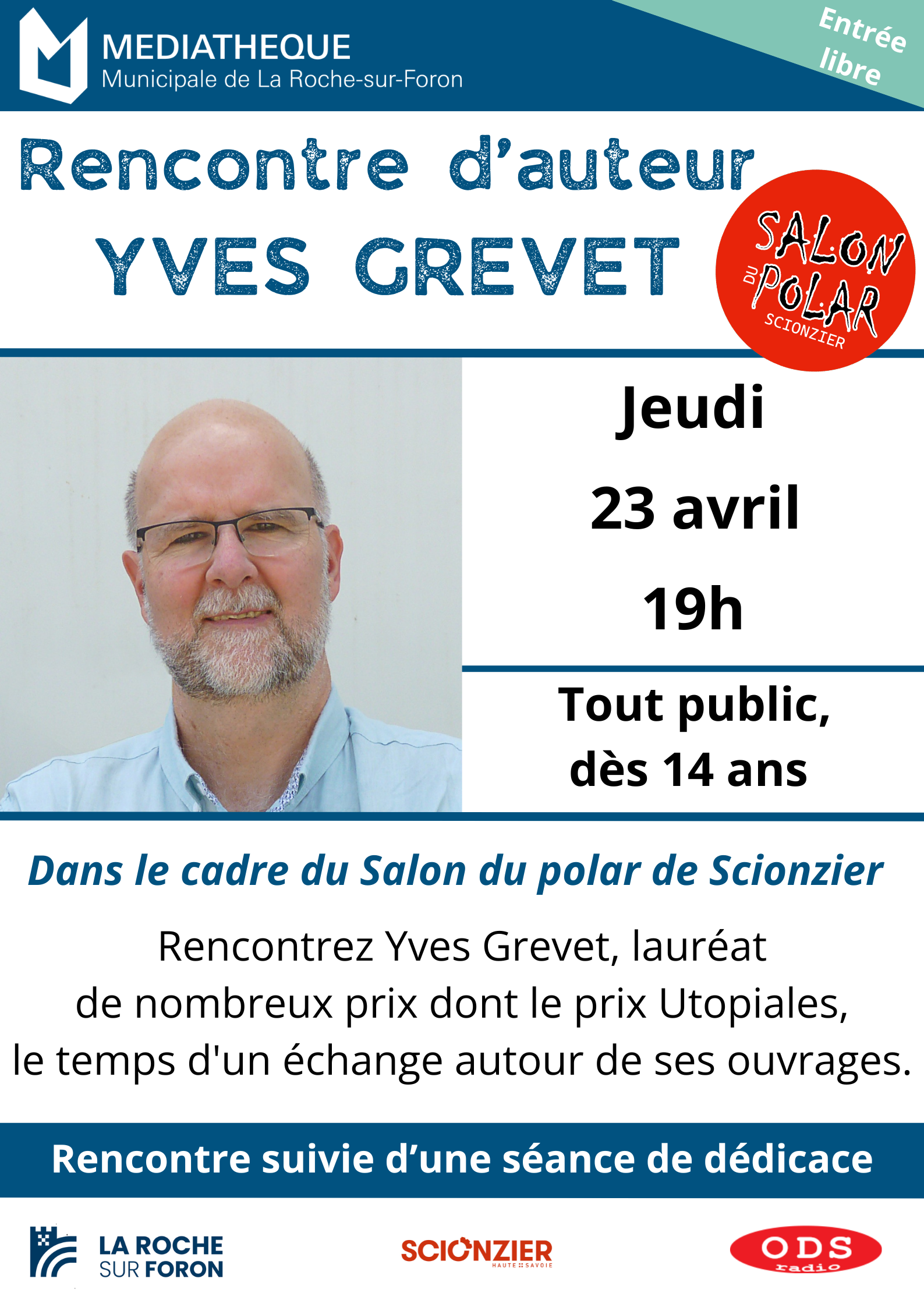 Couverture de Rencontre d'auteur : YVES GREVET